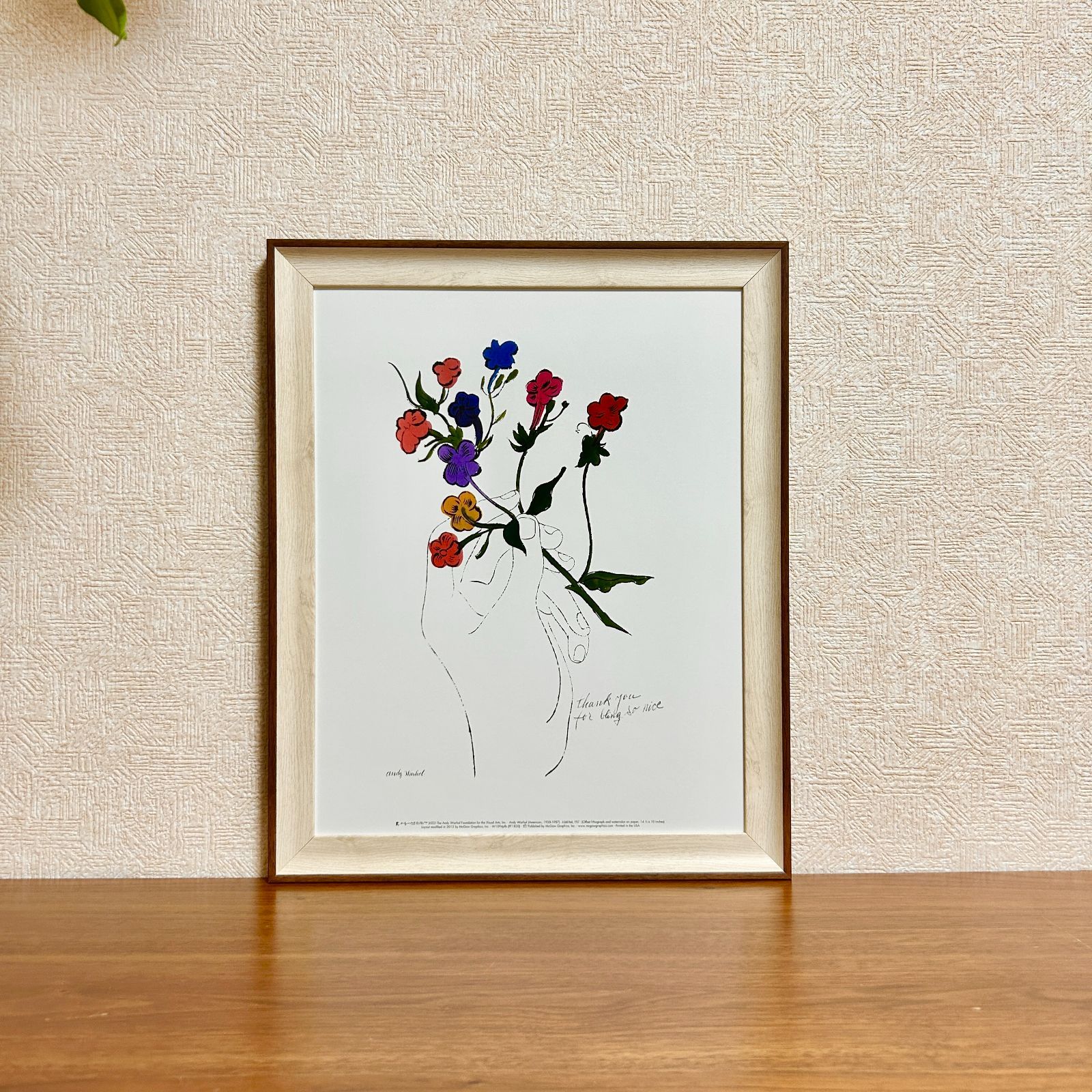 新品☆額縁付アートポスター(BRUCE MCGAW GRAPHICS)☆アンディ