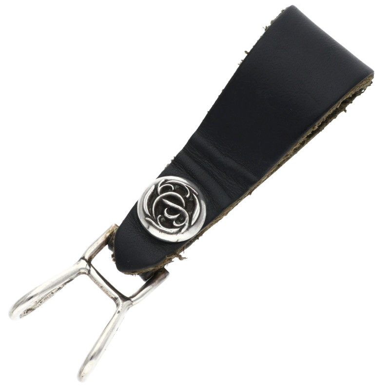 クロムハーツ BELT LOOP クロスボールボタンレザーベルトループ メンズ