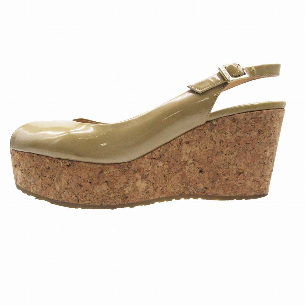 JIMMY CHOO ウェッジソールサンダル　エナメル ジミーチュウ Jimmy Choo ウェッジソール エナメル サンダル
