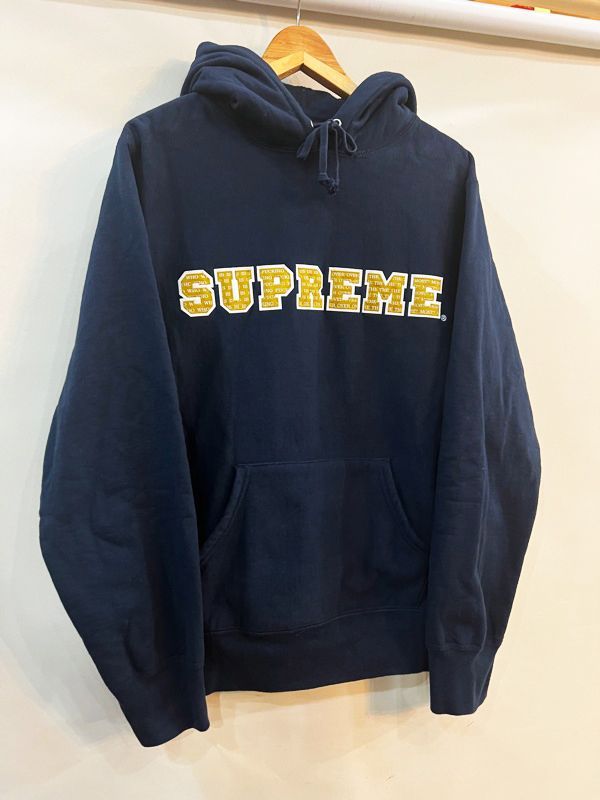 ★Supreme/シュプリーム Supreme 19AW The Most Hooded Sweatshirt スウェット パーカー フーディー ネイビー メンズ Mサイズ ★