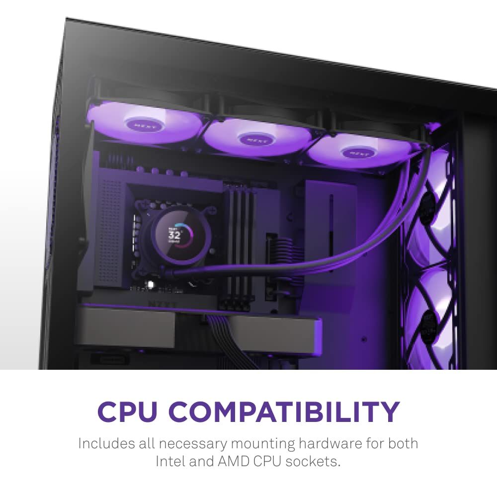 NZXT KRAKEN RGB 360 Black 簡易水冷CPUクーラー RL-KR360-B1