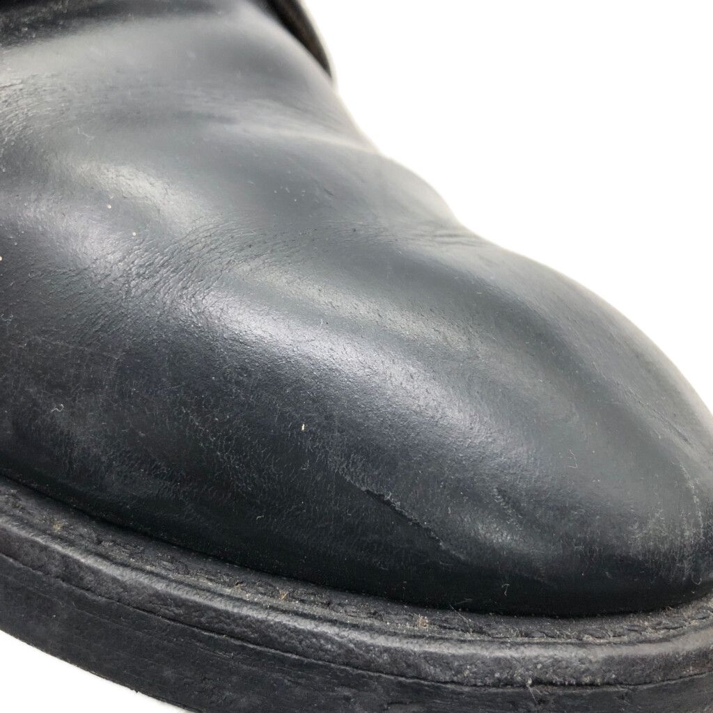 USA製 RED WING レッドウィング 101 ポストマンシューズ プレーントゥ レザーシューズ ブラック (メンズ 11.5 D) 中古 古着 KA1122