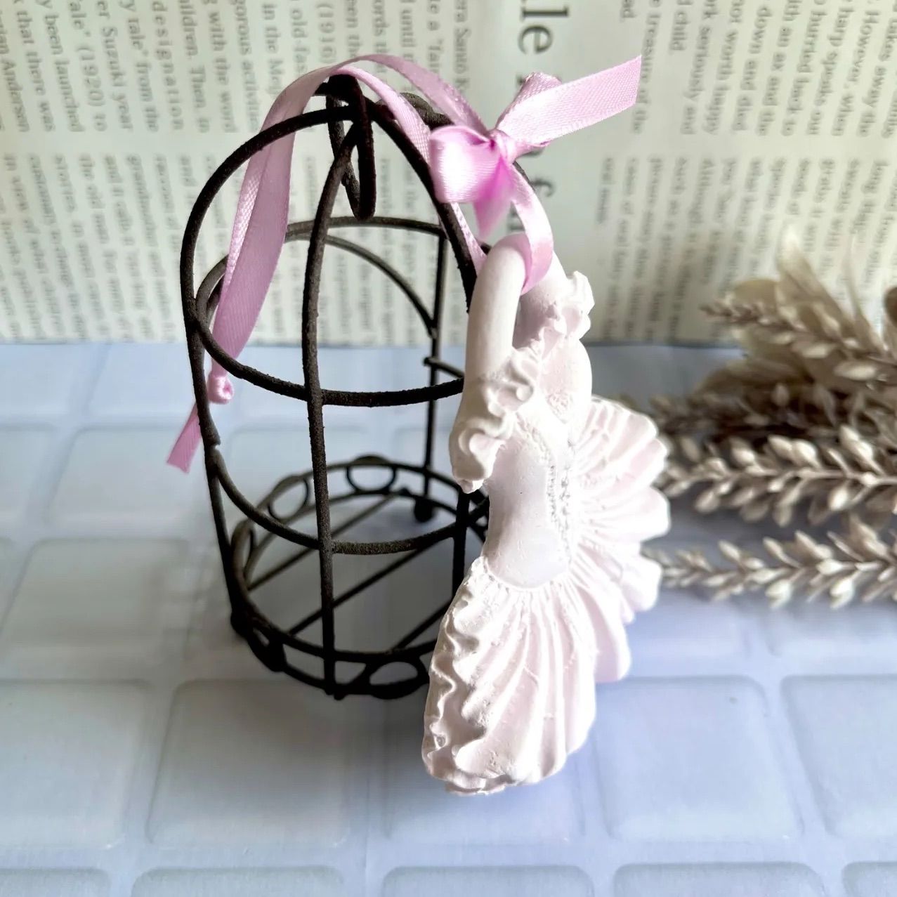 アロマストーンドレスサシェ(ベージュ)