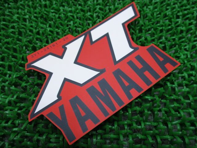 XT125 タンクエンブレム 在庫有 即納 ヤマハ 純正 新品 バイク 部品 XT200 XT500 廃盤 在庫有り 即納可 車検 Genuine