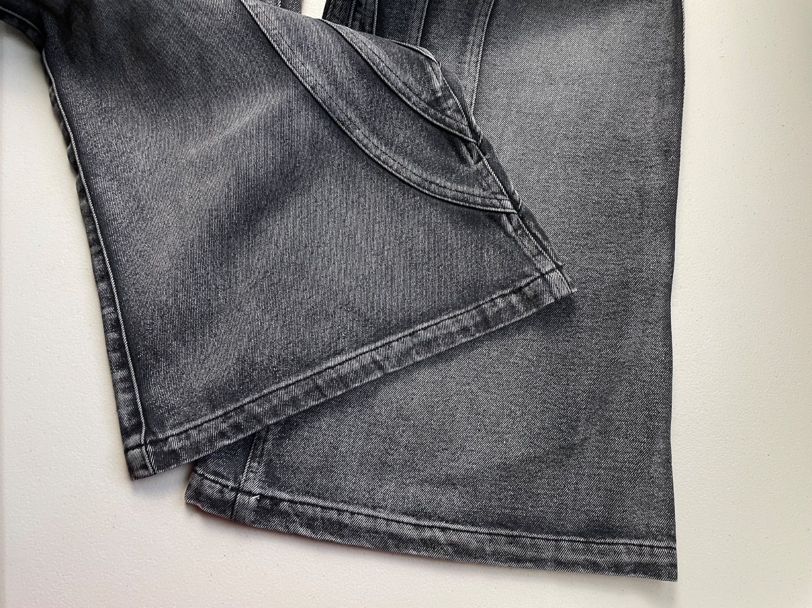 NO FAITH STUDIOS ワイドデニム ブラック nofaithstudios ノーフェイス