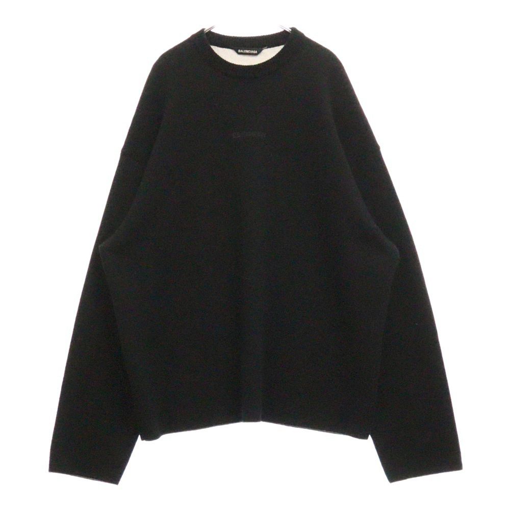 BALENCIAGA - 正規 BALENCIAGA バレンシアガ バックロゴ ニット