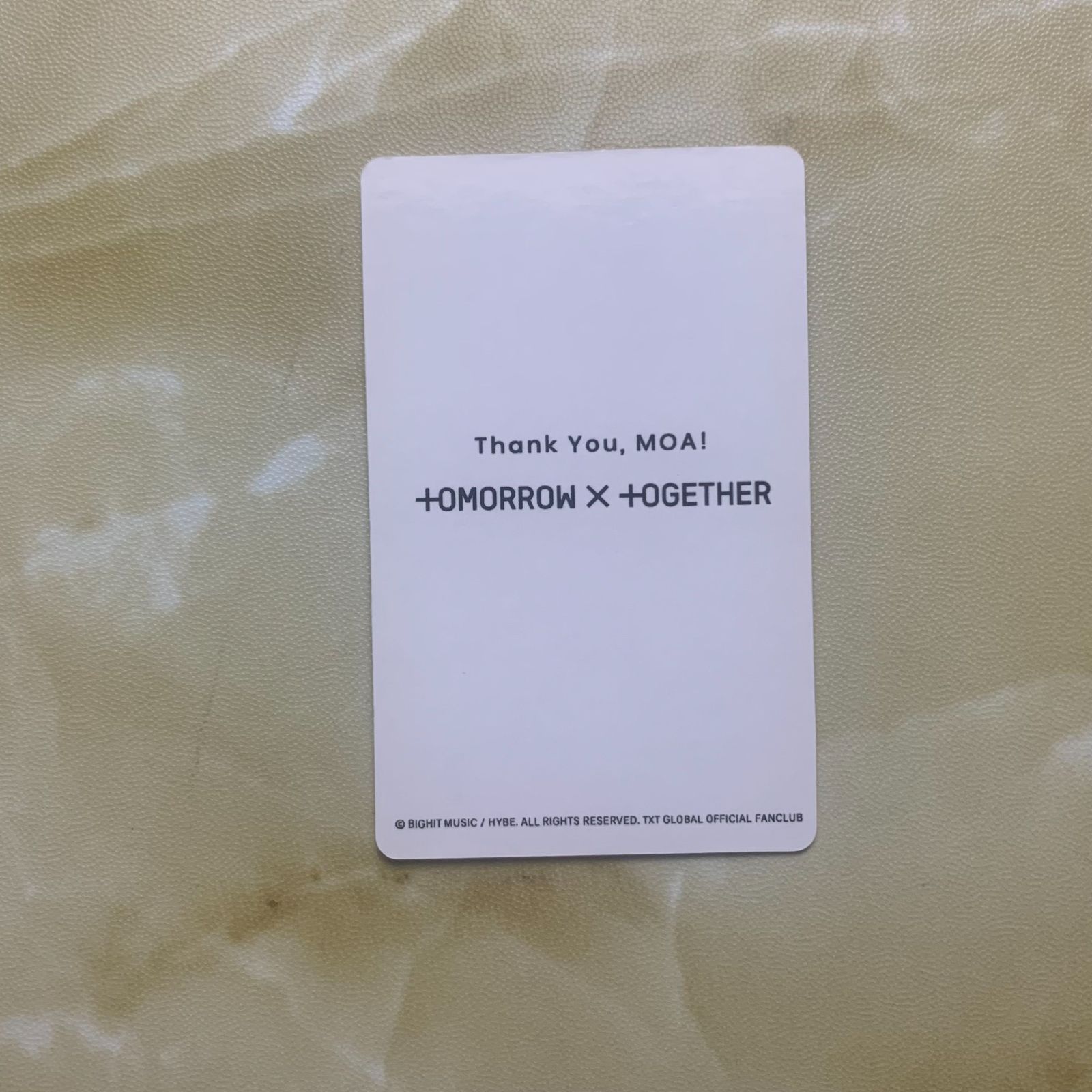 ボムギュ アンケート トレカ 2021 TOMORROW X TOGETHER TXT アンケート 2021 FC 限定 会員 TAEHYUN