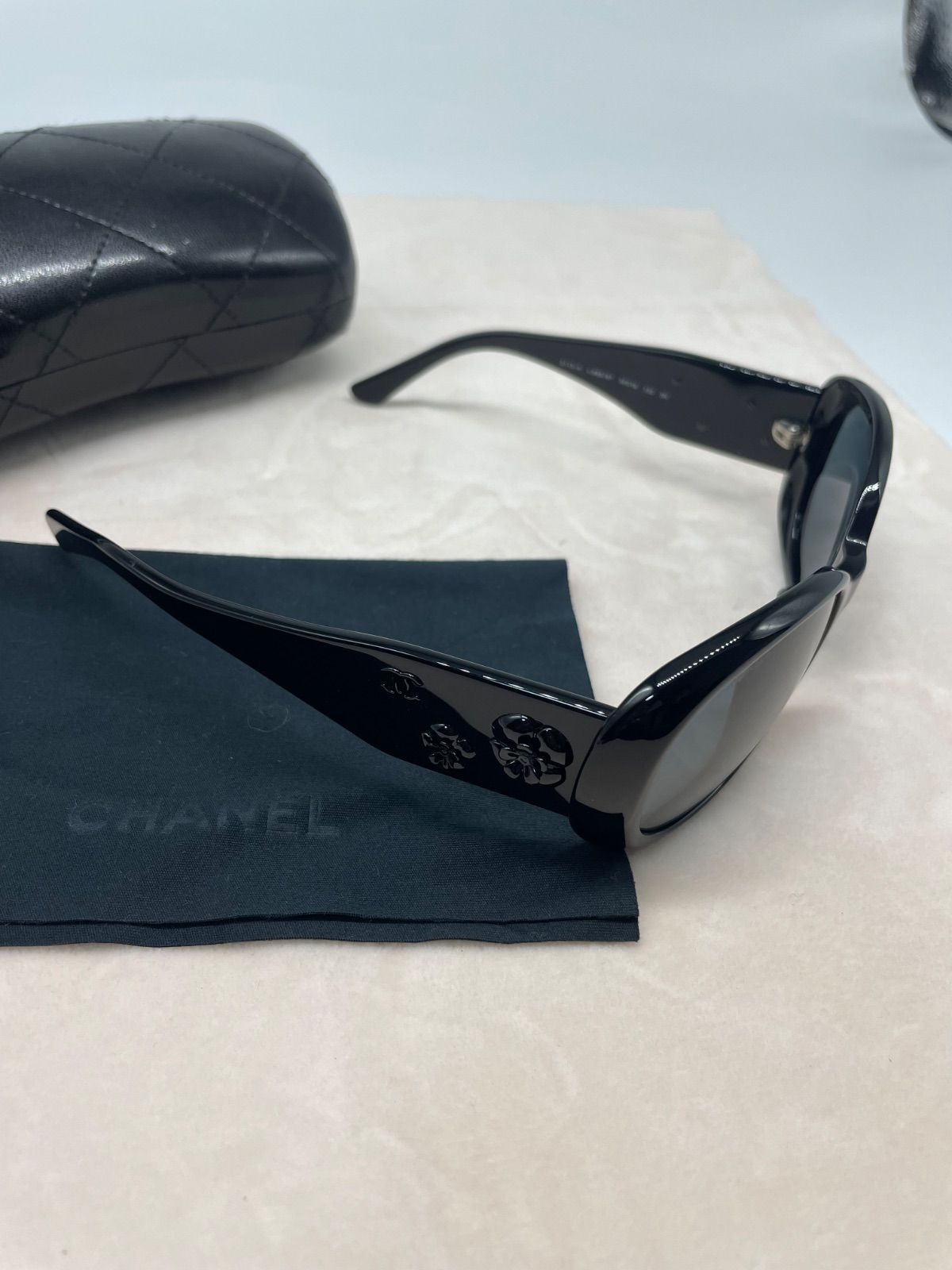 CHANEL シャネル サングラス 5113-A ケース付き ブラック