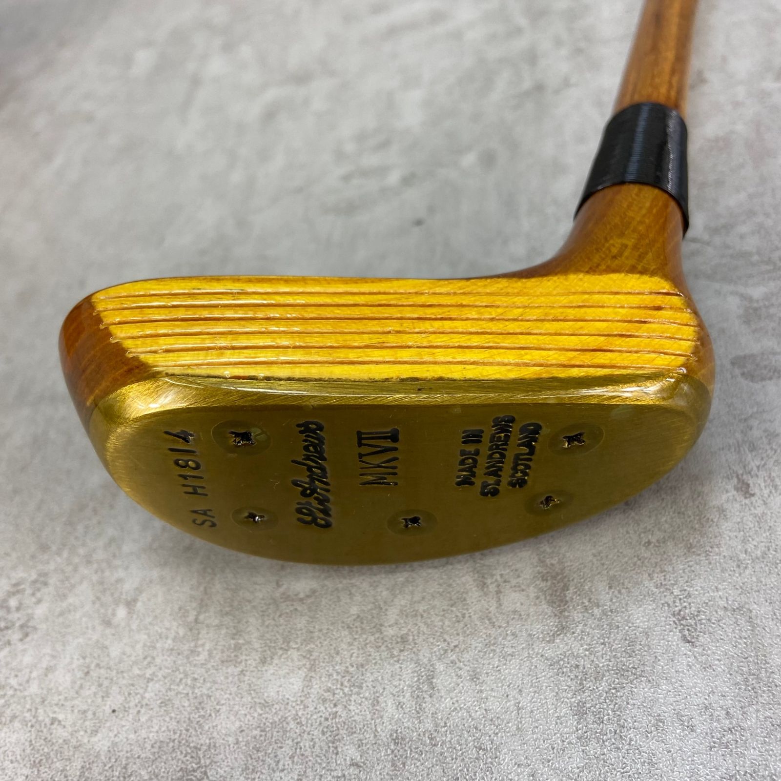 パーシモンSt. Andrews ゴルフパター SA 8006 MK VII St.Andrews】セントアンドリュース ウッド パター MKⅦ パーシモンSt