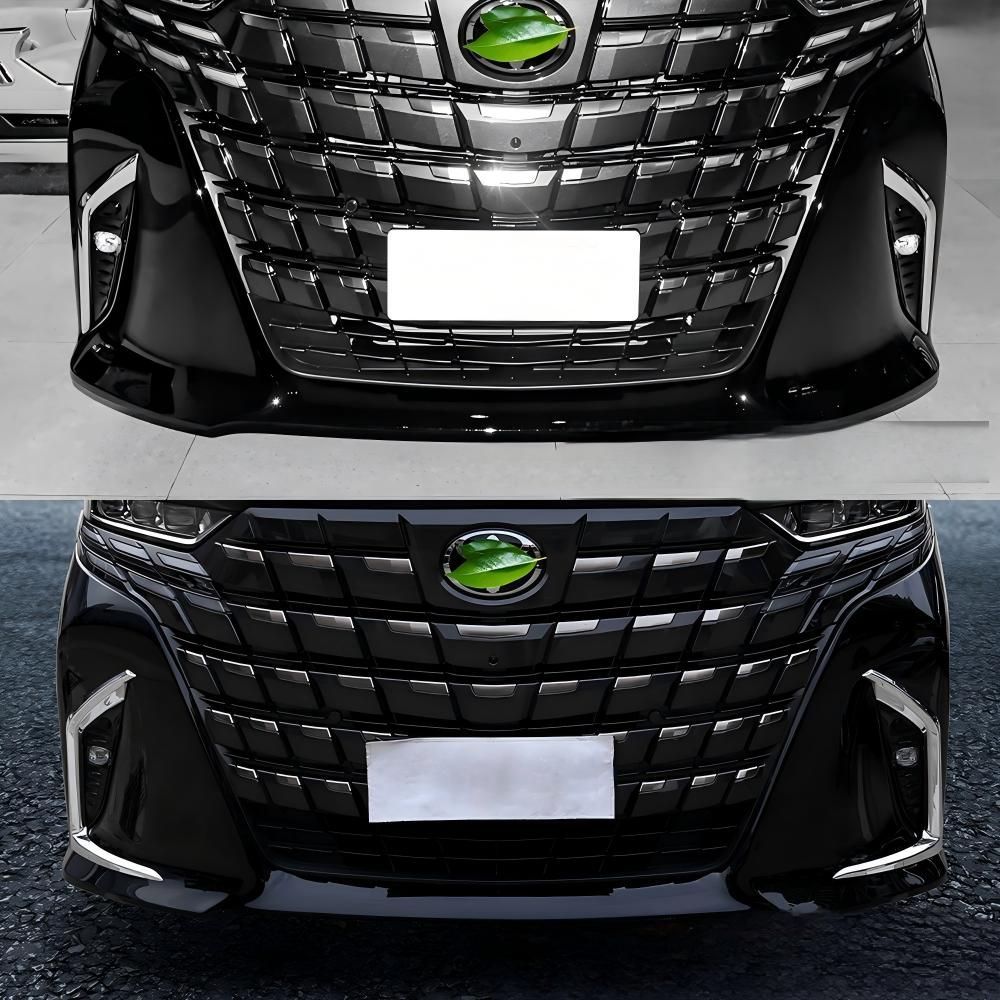 23年モデル トヨタ アルファード 40系 用 フロントフォグランプ アイブロウ アップグレード版 ガーニッシュ
