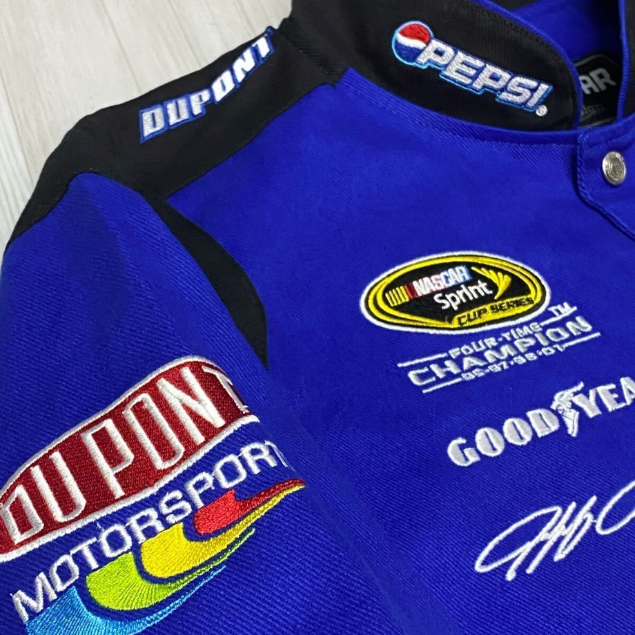 PEPSI レーシングジャケット 青 フレイムデザイン JH DESIGN Pepsi JG Racing Jacket JG0303PE20ROY - Shiekh