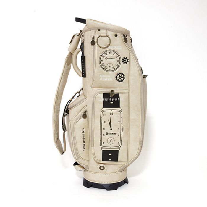 シェリフ キャディバッグ アンティークシリーズ ベージュ メンズ 9.5インチ 2025セカンドモデル