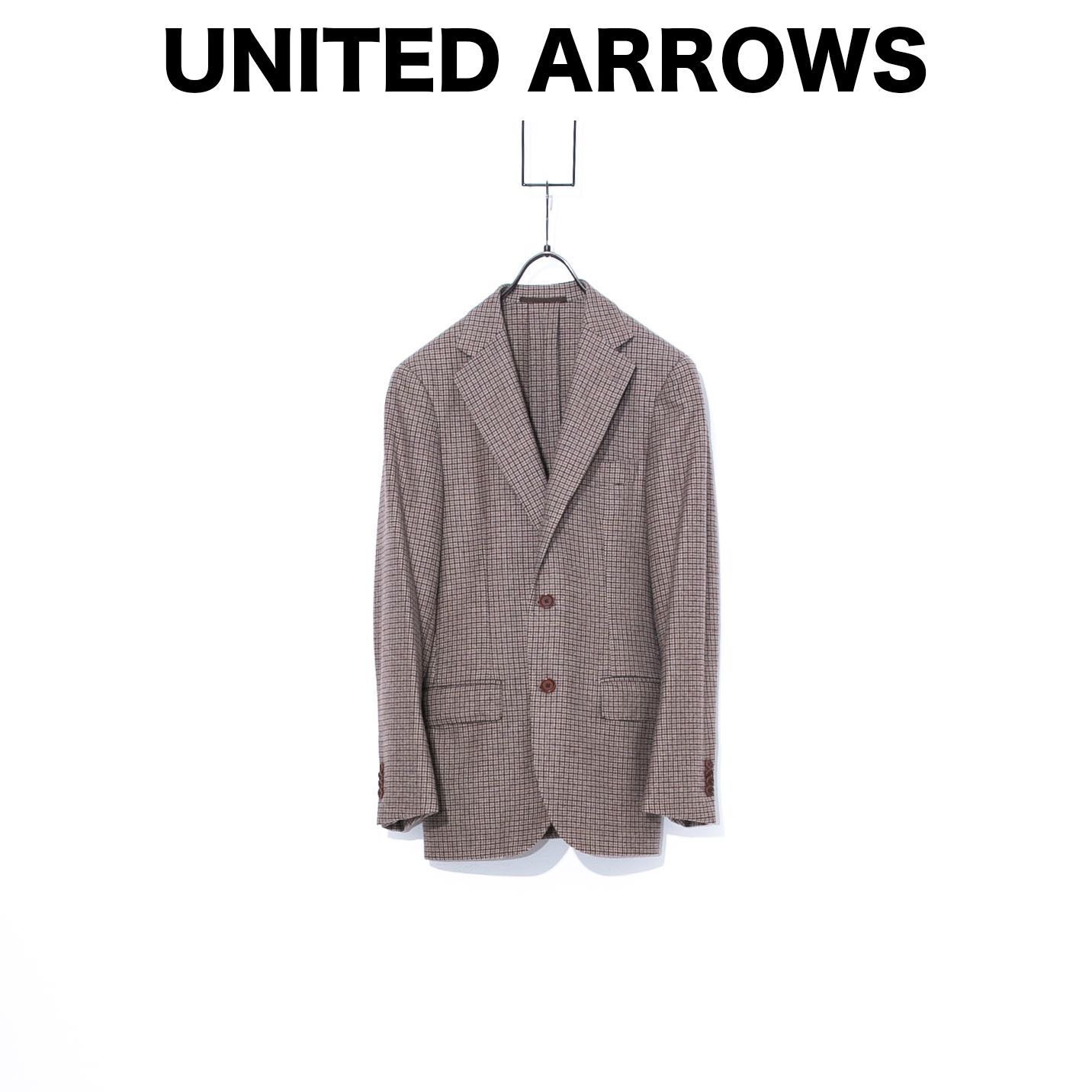 UNITED ARROWS ユナイテッドアローズ チェックウールセットアップ 