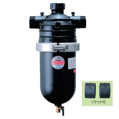 住化農業資材 ディスクフィルター 50A 140メッシュ 50mm ろか ろ材 こし器 ろ過器 ろ過機 濾過器 接続ソケット付 WB-6117