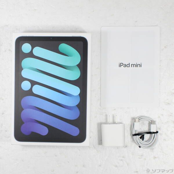 中古品〕 iPad mini 第6世代 64GB スペースグレイ MK7M3J／A Wi
