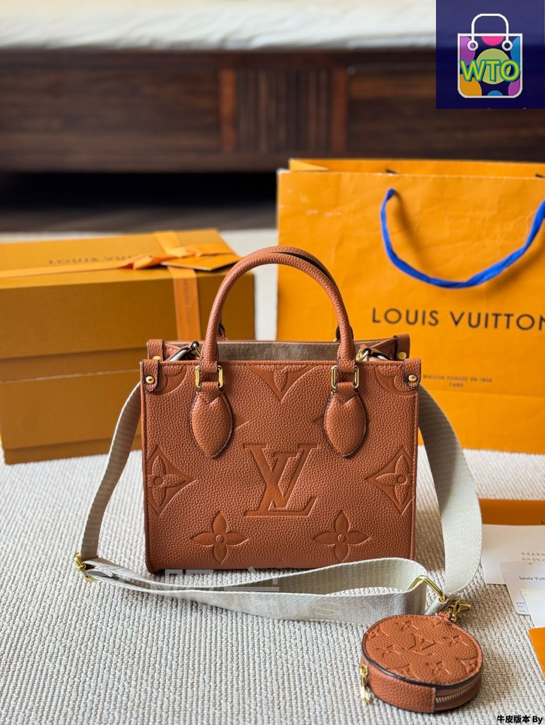 今日特価】LV Onthego 25cm ルイヴィトン オンザゴ 25 センチ 圧