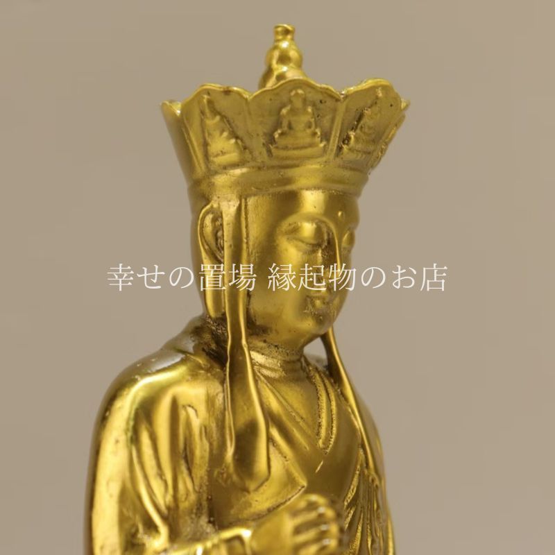 仏教美術 仏像 銅像 地蔵王菩薩仏像 奉納 九華山坐蓮地蔵王 工芸品 置物 仏教美術 仏像 銅像 地蔵王菩薩仏像 奉納 九華山坐蓮地蔵王 工芸
