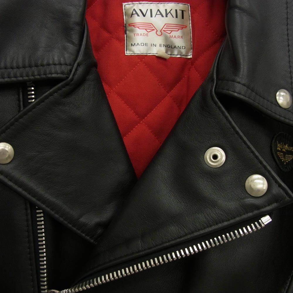 Lewis Leathers ルイスレザー CYCLONE サイクロン レザー ダブル ライダース ジャケット ブラック系 42 KANDAIZUMI_COM