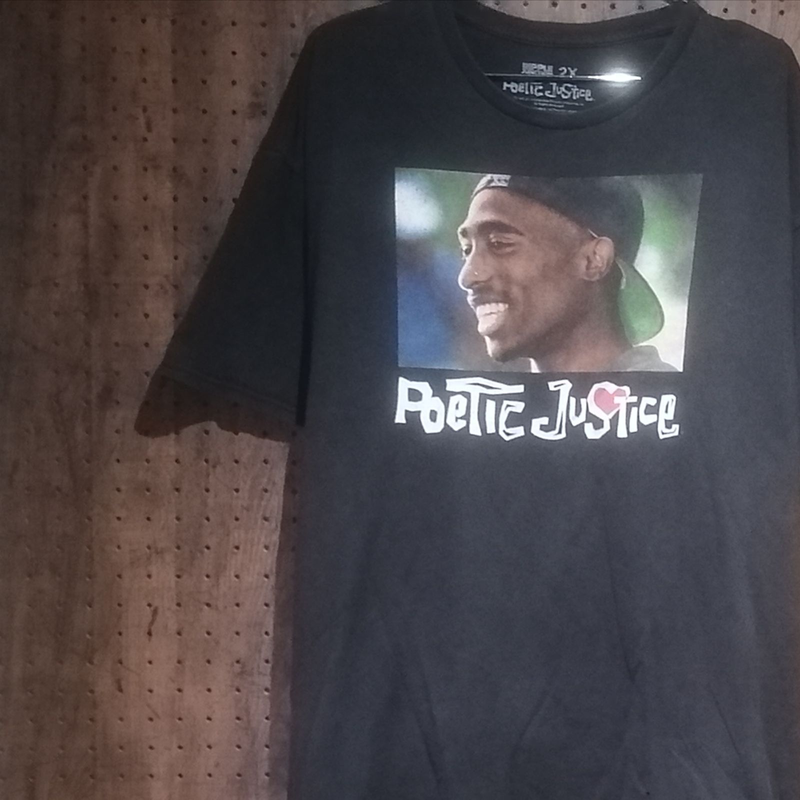 Poetic Justice Tシャツ 黒色 2Pac Poetic Justice Tシャツ | CUSTOM FEVER