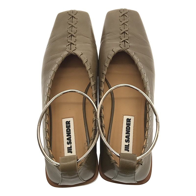 美品】 JIL SANDER / ジルサンダー | アンクルリング スクエアトゥ 