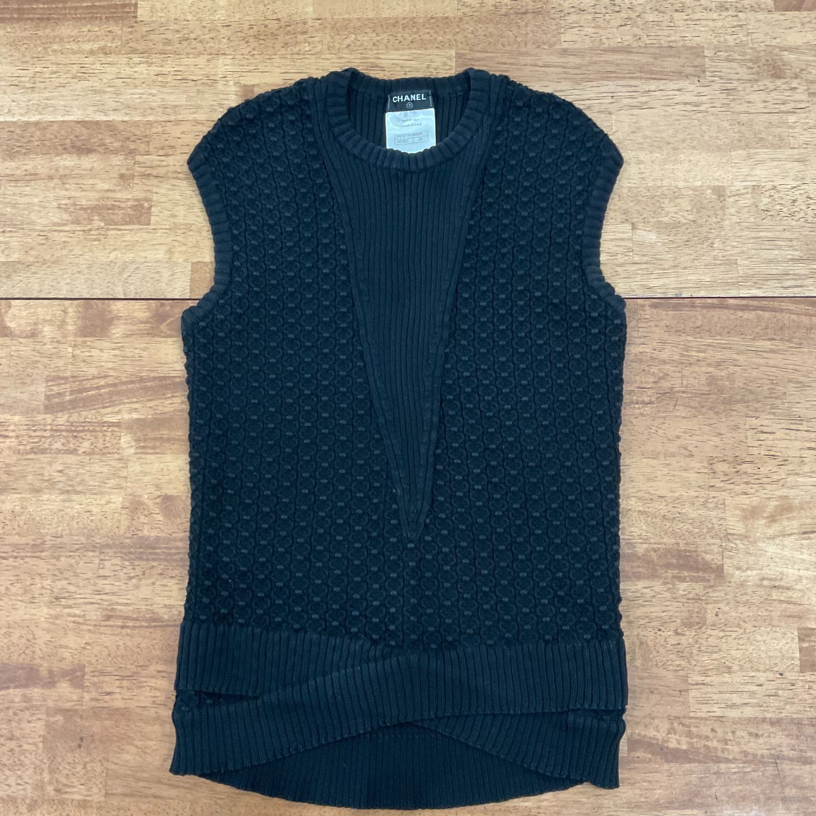 楽天市場】シャネル CHANEL ノースリーブニット ニット 衣料品
