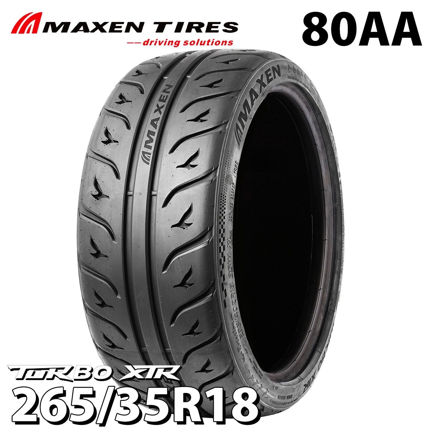 MAXEN マクセンタイヤ TURBO XTR 80AA 265|35R18 18インチ ドリフト タイヤ マクセン