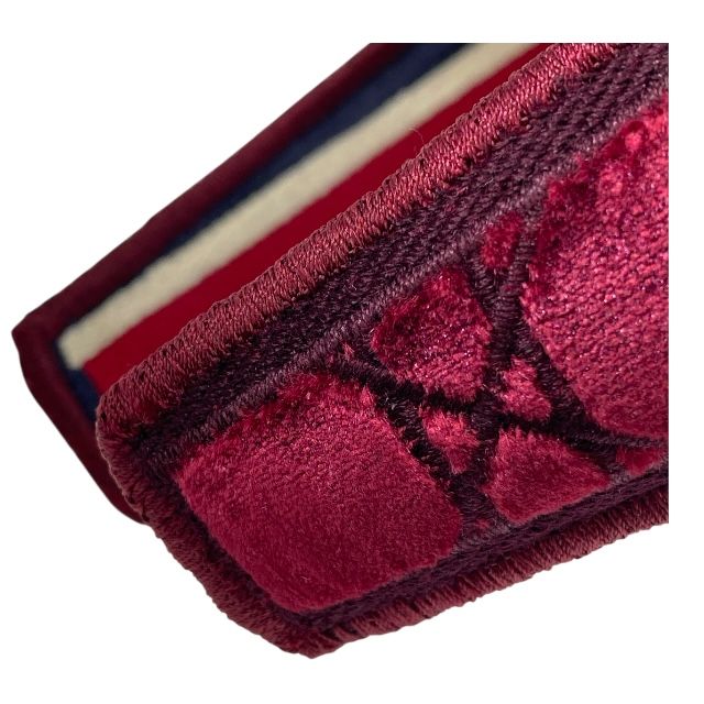 クリスチャンディオール カナージュ カチューシャ ヘアバンド ヘッドバンド ヘア アクセアリー ベロア ワインレッド Christian Dior NEXPOTALLINN_EU