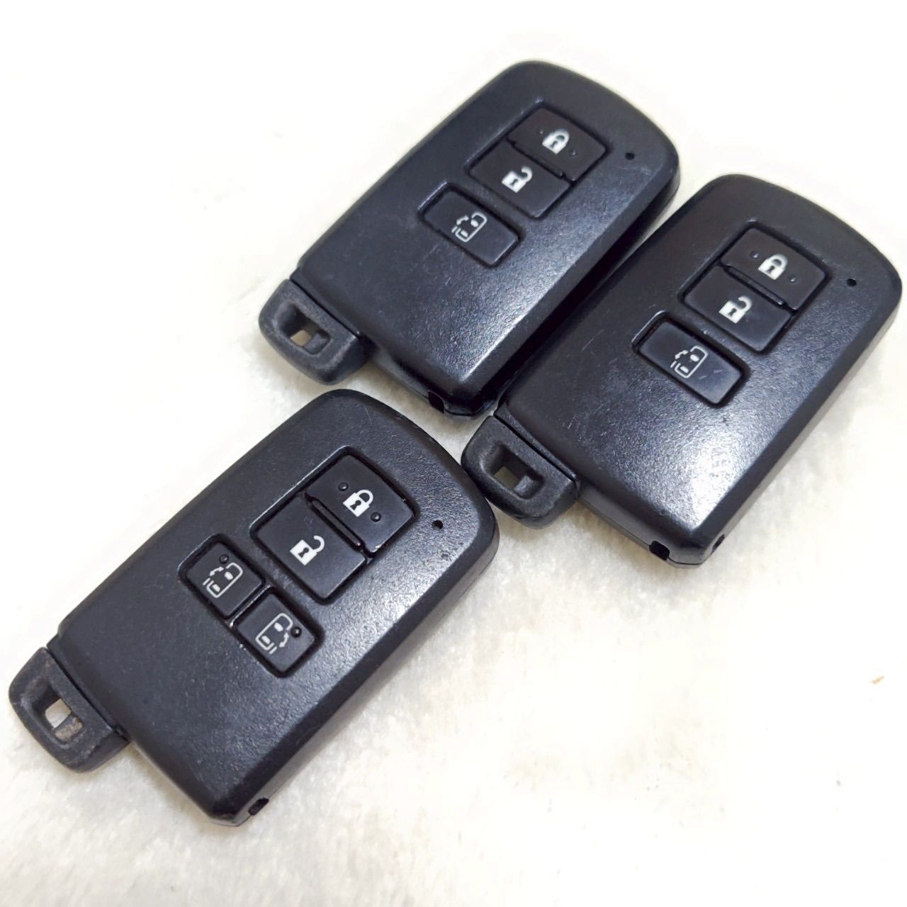 トヨタ　純正　スマートキー リモコン　キーレス　両側スライド　7個 6230 まとめ売り! !【TOYOTA】トヨタ スマートキー キーレス