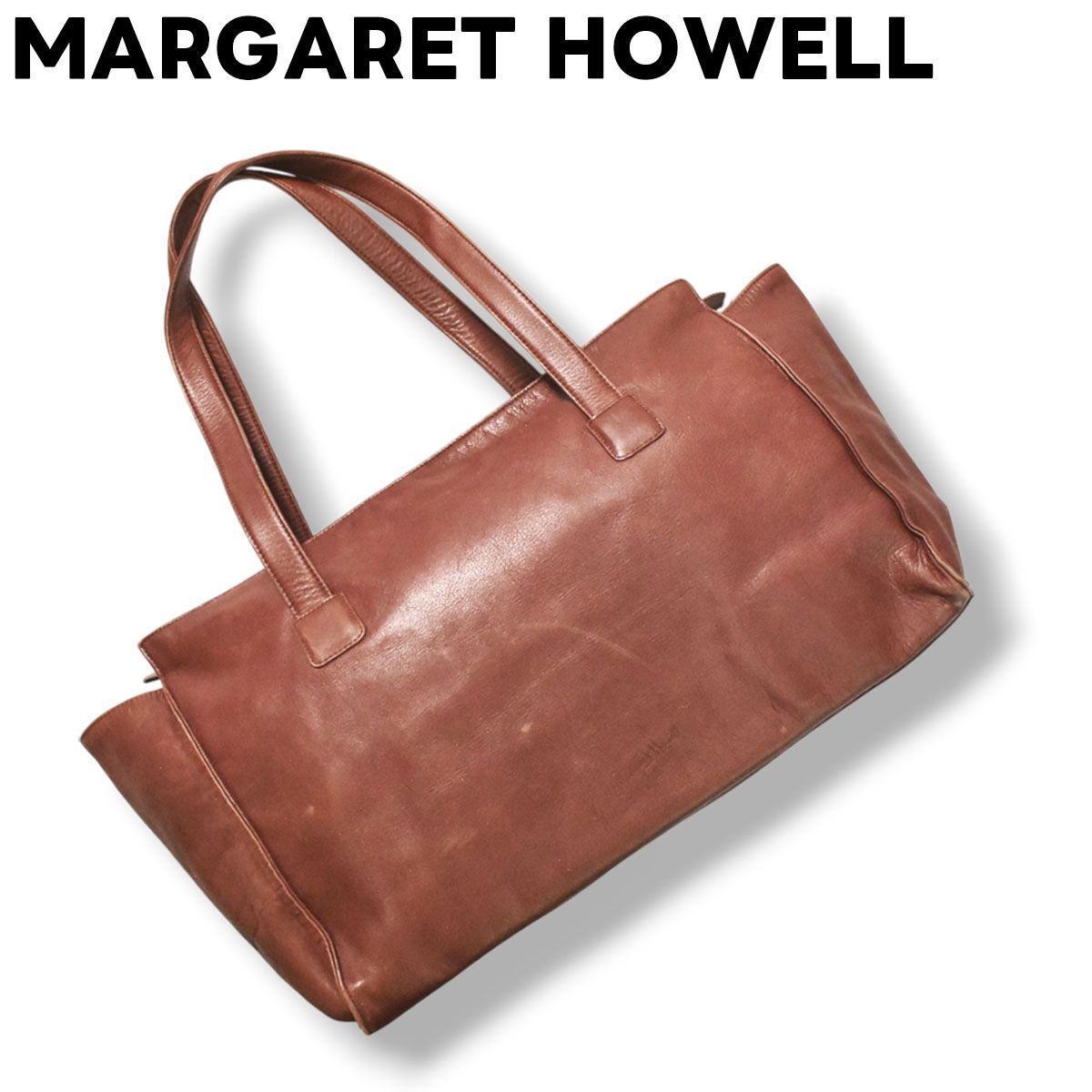 定番】 マーガレットハウエル MARGARET HOWELL 型押し ロゴ