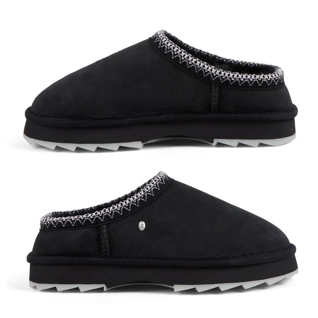  EMU エミュー ムートン スリッポン シープスキン サンダル ステッチ シャーキー スカッフ 厚底 レディース 靴 Sharky Scuff W 13179 サンダル サンダル ミュール