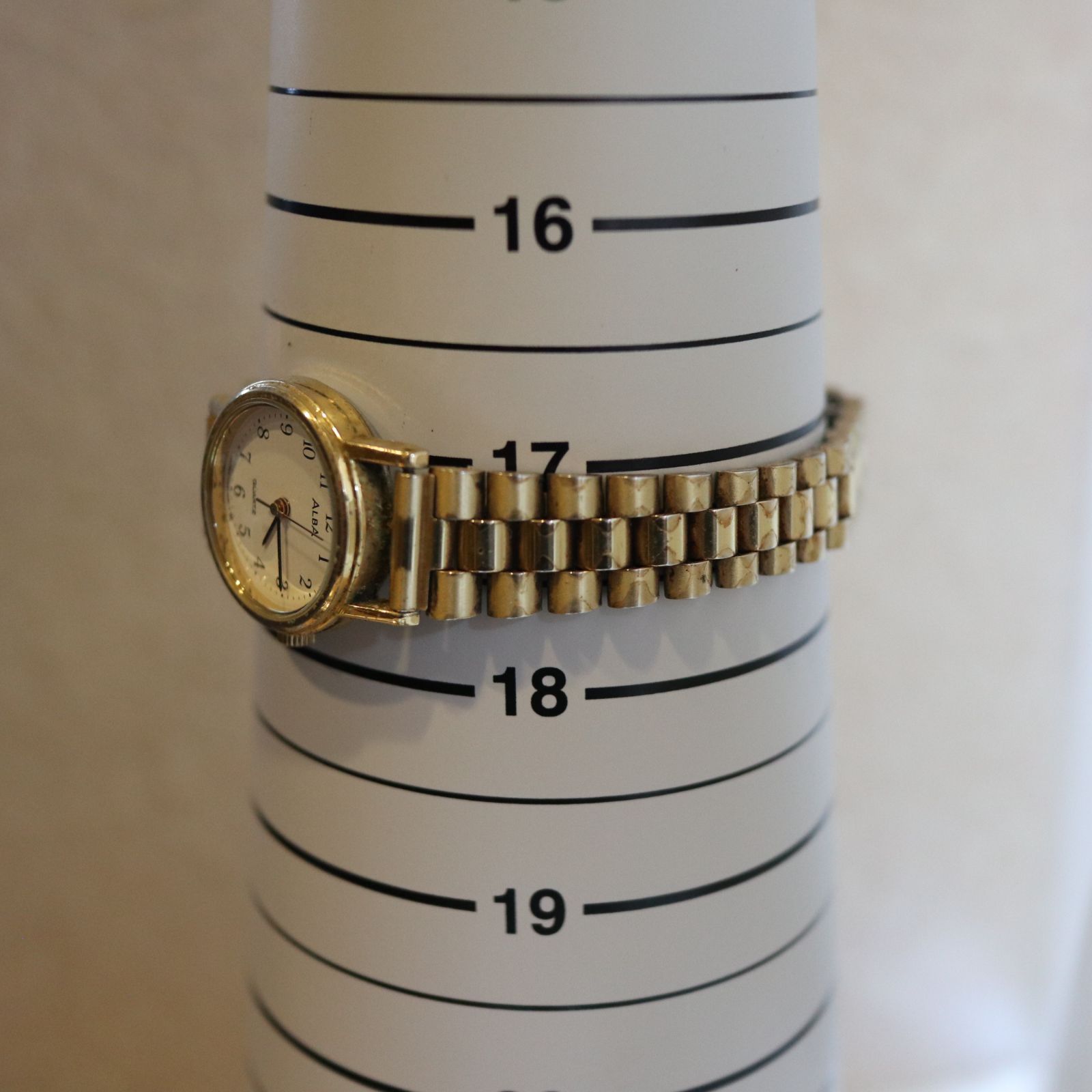 稼働品】SEIKO ALBA セイコー アルバ レディス 腕時計 ゴールド