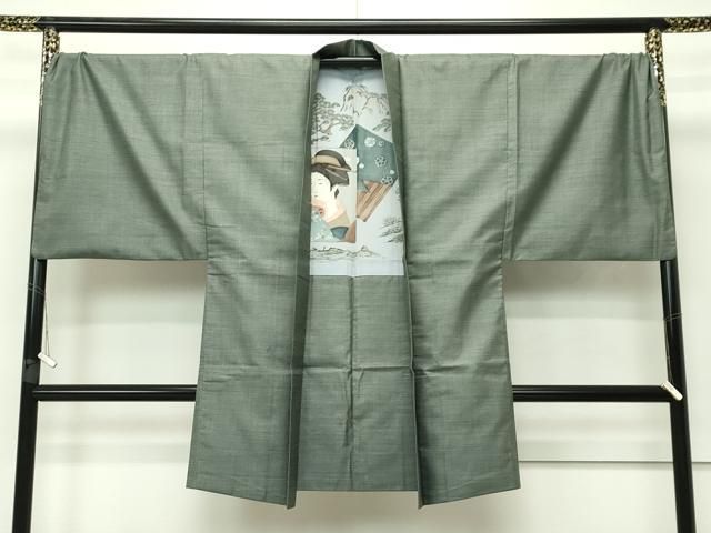 平和屋本店■極上　男性　本場大島紬　アンサンブル　キングサイズ　120亀甲　総詰め　逸品　CZAA2540s5 平和屋本店□極上 男性 本場大島紬 アンサンブル キングサイズ 120亀甲