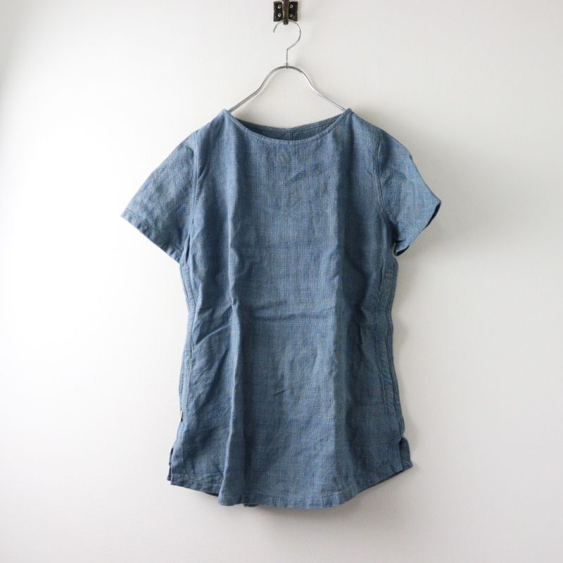 うさと USAATO 手織り 手紡ぎ 天然草木染め フレアプルオーバー