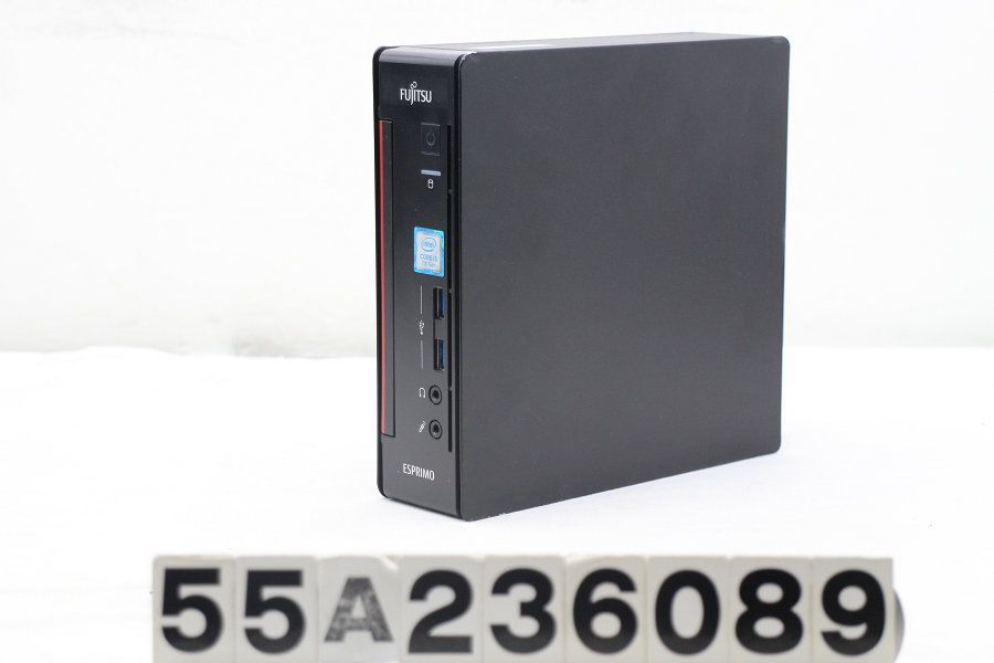 富士通 ESPRIMO Q556/R Core i3 7100T 3.4GHz/8GB/128GB(SSD)/RS232C/Win10 【55A236089】