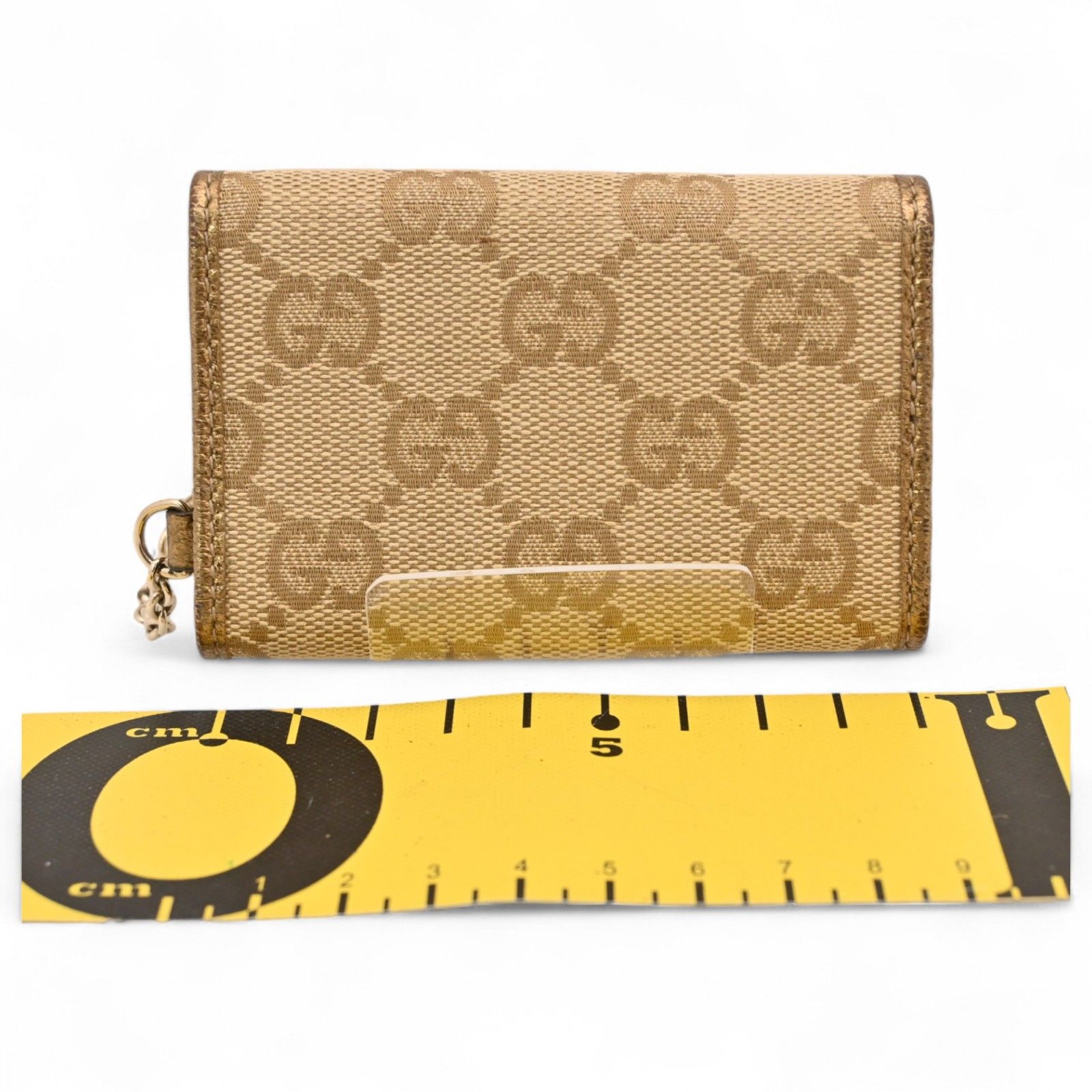 グッチ キーケース GGキャンバス 6連 Bランク gu5409vv