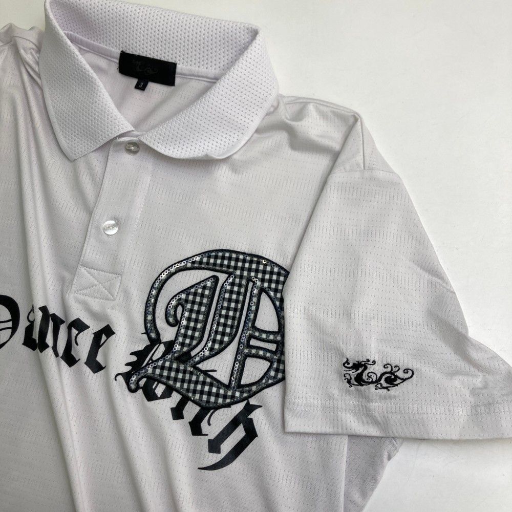 サイズ：3 DANCE WITH DRAGON ダンスウィズドラゴン 半袖ポロシャツ