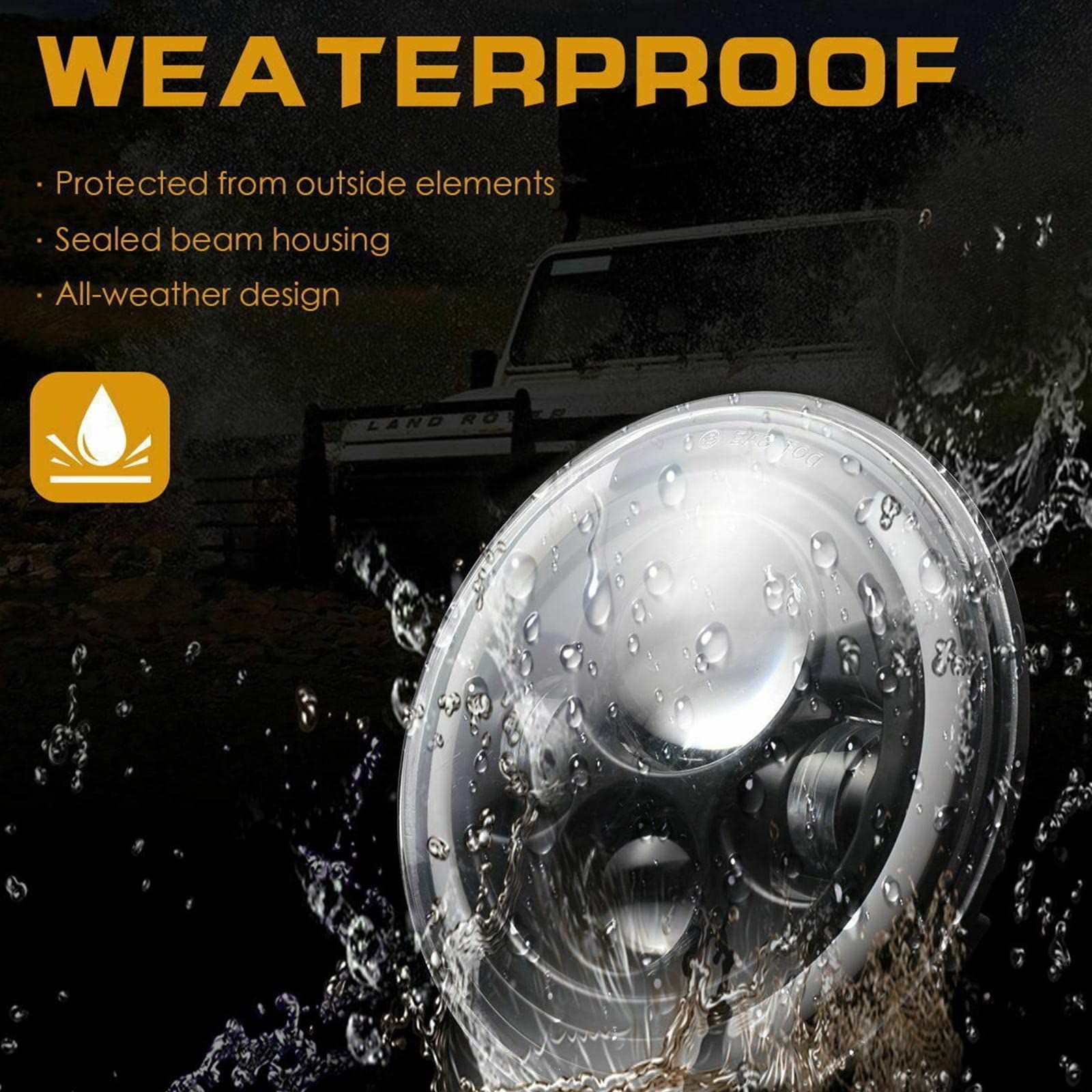 新着商品】7インチ led ヘッドライト ジムニー ja22 ヘッド