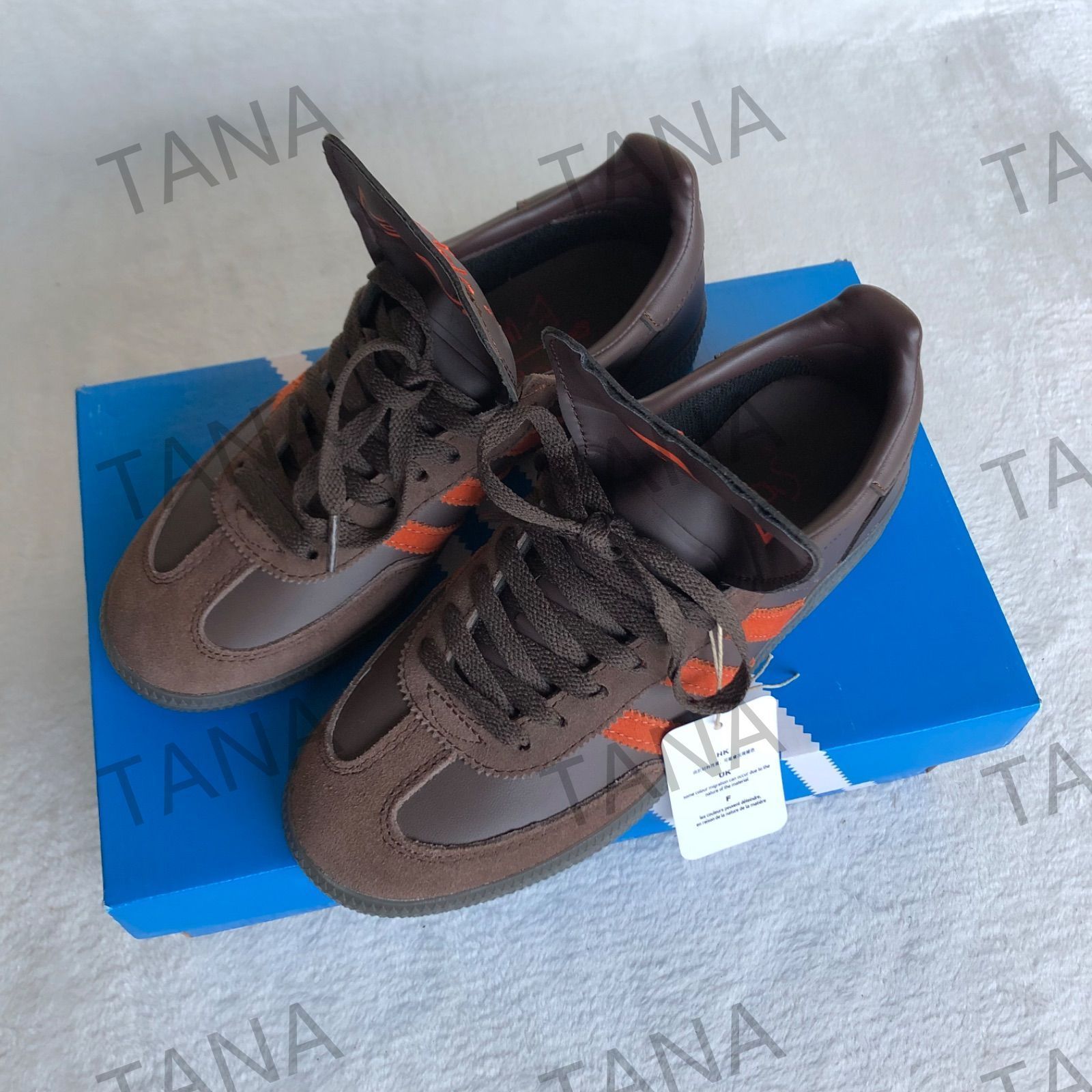 未使用adidas HANDBALL SPEZIAL SHUKYU E-WAX BROWN カップルシューズ