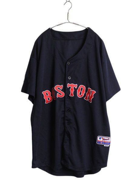 MLB オフィシャル Majestic レッドソックス ベースボール シャツ