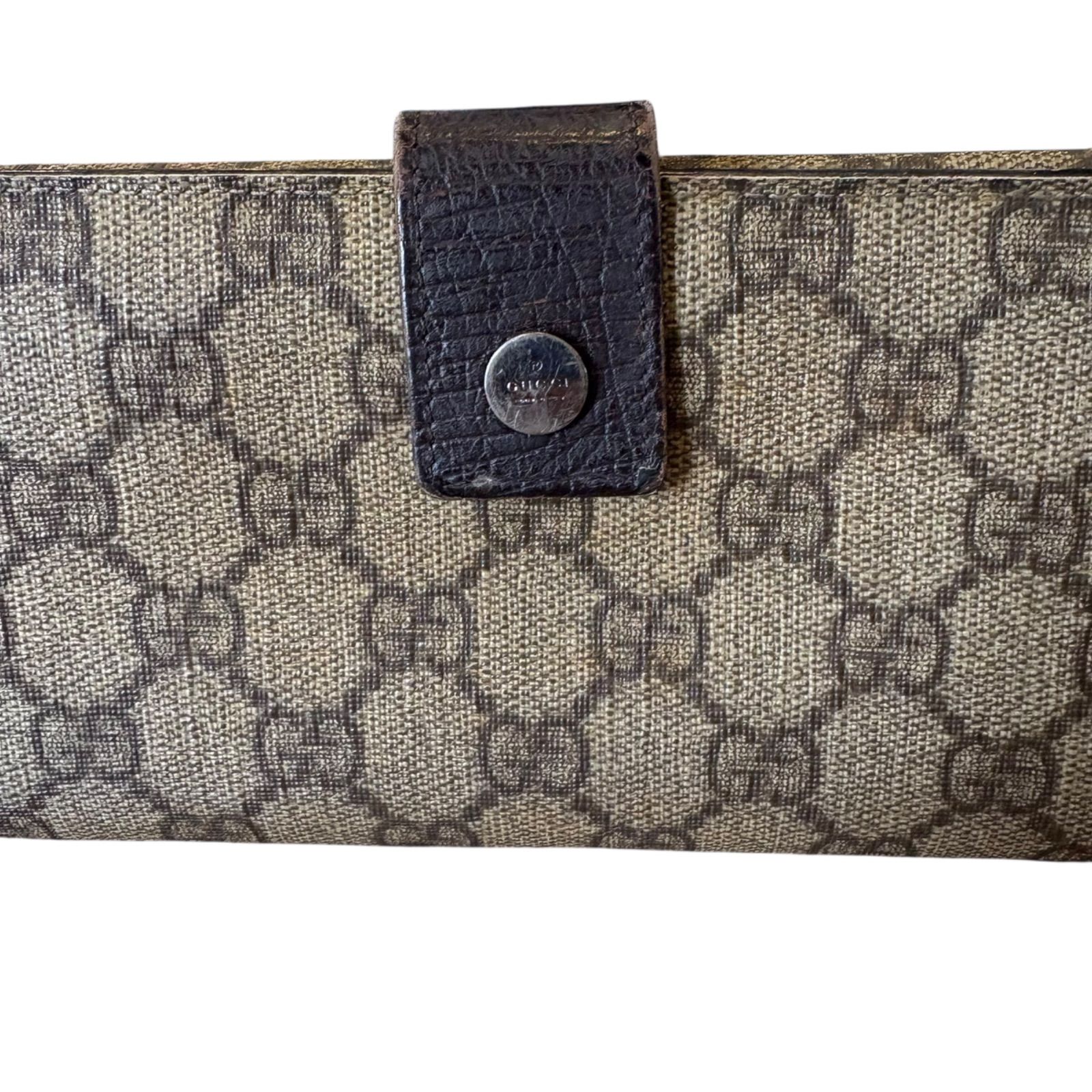 美品 グッチ 長財布 ＧＧプラス ＰＶＣ １１５０４６ メンズ レディース 財布 ＧＵＣＣＩ GGスプリーム GG柄 GG GUCCI グッチ 長財布 GGスプリーム PVCレザー 115046 - メルカリ