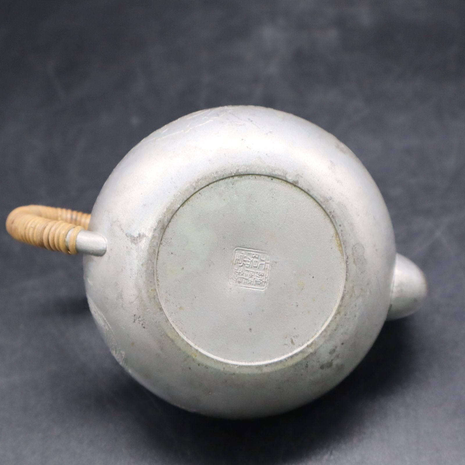 ○ ｜薩摩錫光陽堂 急須 稀少 本錫製｜ 骨董 古美術 茶道｜ □P3771