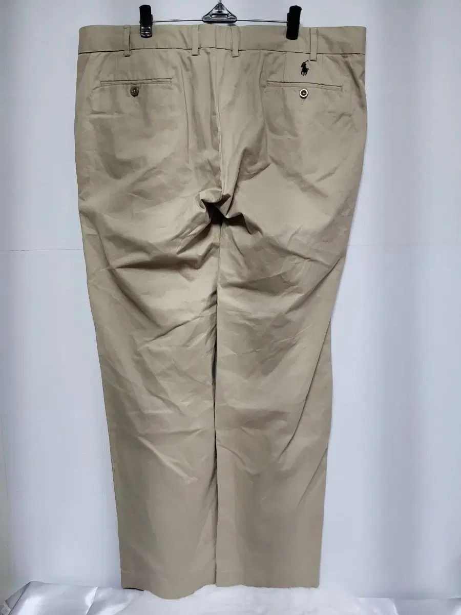 ポロラルフローレン ベージュ コットン パンツ