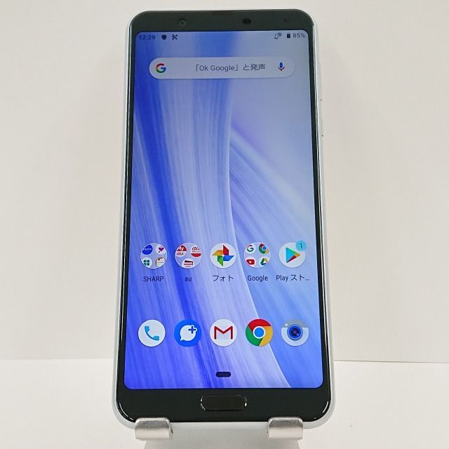 AQUOS sense3 plus サウンド SHV46 au ホワイト 送料無料 本体 c04641  