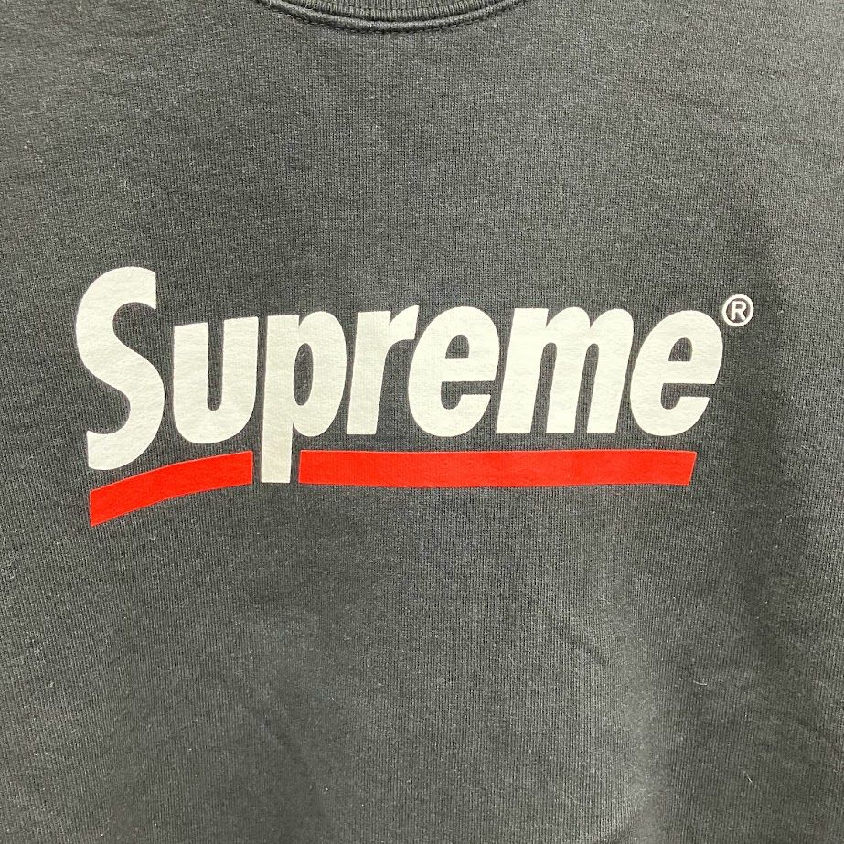 Supreme Underline Crewneck アンダーラインロゴクルーネック