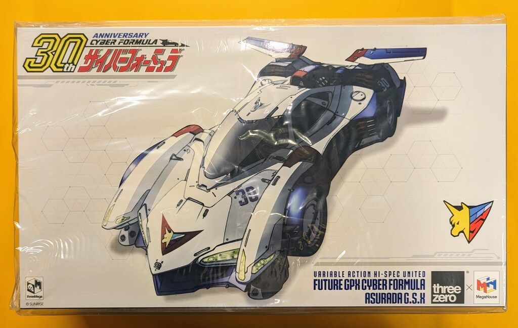メガハウス/threezero ヴァリアブルアクション Hi-SPEC UNITED 新世紀GPXサイバーフォーミュラ アスラーダ G.S.X