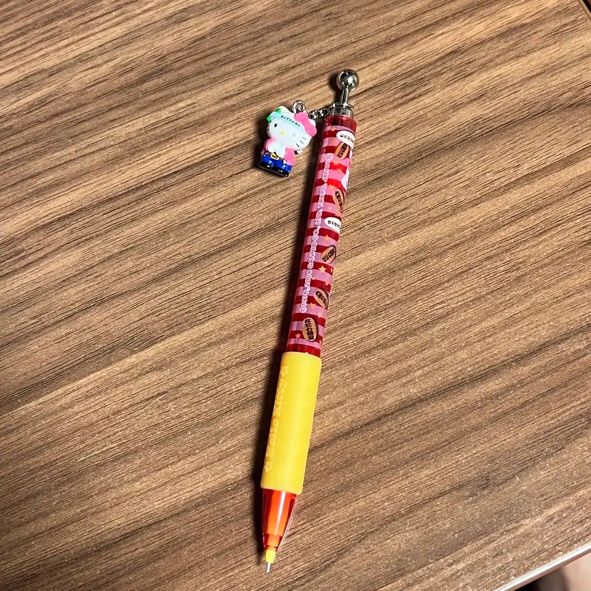 【雷市場（ポンジャン）商品韓国直送】 ハローキティ（HELLO KITTY） レトロ文具 キティーストラップ シャーペン なにわ 限定 商人