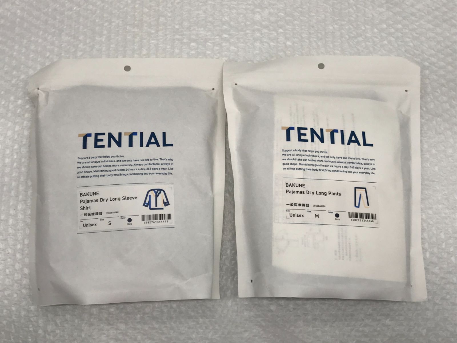 38-815 TENTIAL BAKUNE ﾕﾆｾｯｸｽ 上下 6475