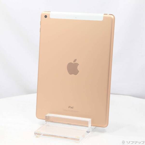 中古品〕 iPad 第6世代 128GB ゴールド MRM22J／A SIMフリー【276】 第