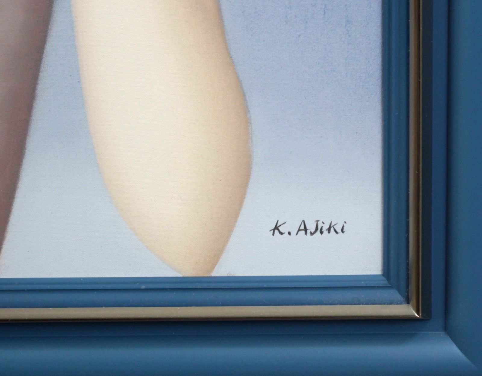 安食一雄『あこがれ（陽光）』油彩画【真作保証】 絵画 安食一雄 『あこがれ（陽光）』 油彩画 - 北海道画廊