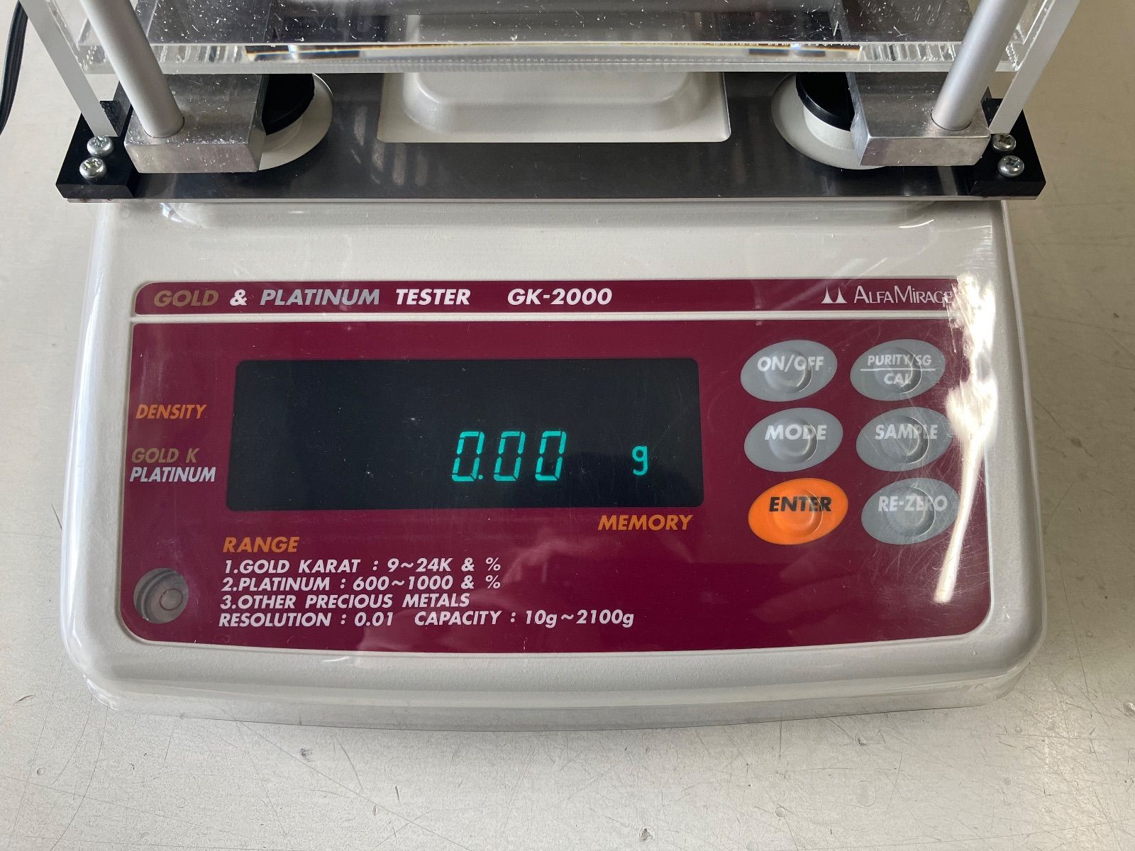 アルファミラージュ ALFA MIRAGE GKS-3000 貴金属 テスター 金